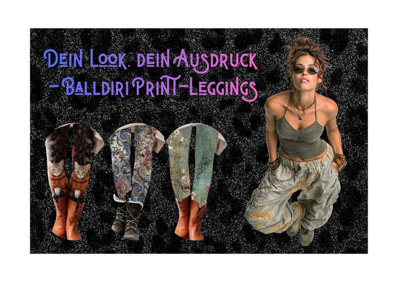 Print Leggins mit Muster