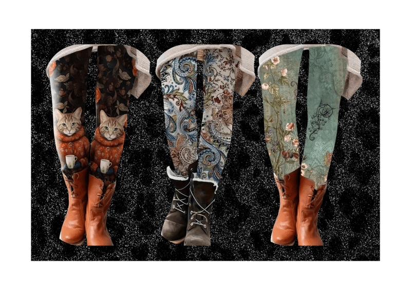 Print Leggins mit Muster - Balldiri