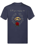Balldiri T-Shirt Herren Heiratsantrag S bis 5XL