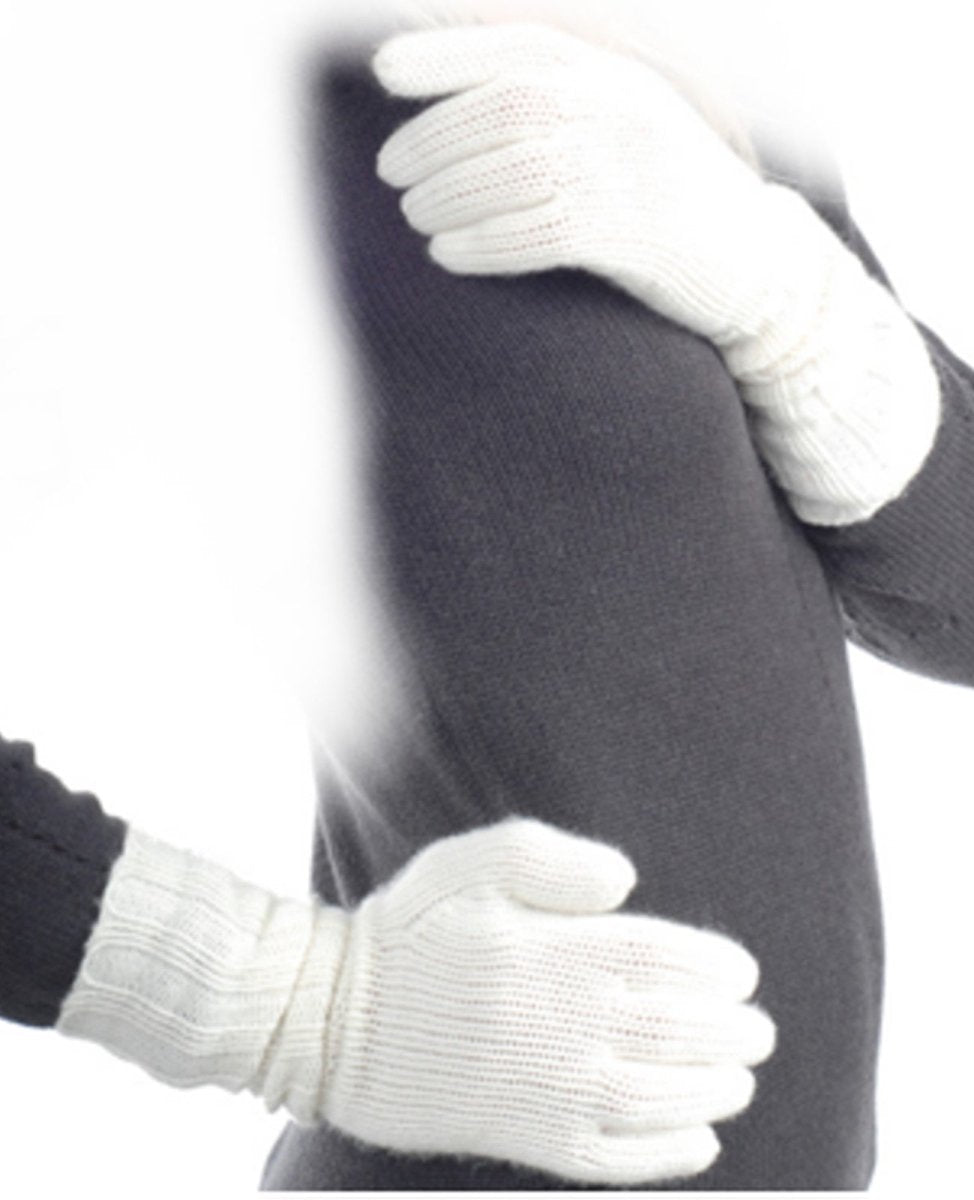 Balldiri 100% Kaschmir Damen Handschuhe 8 - fädig - Rot - Balldiri