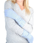 Balldiri 100% Kaschmir Damen Handschuhe 8 - fädig - himmelblau - Balldiri