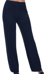 Balldiri 100% Kaschmir Damen Hose 2 - fädig - nachtblau - Balldiri