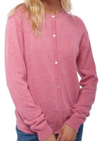 Balldiri 100% Kaschmir Damen Jacke 2 - fädig - Rosa - Balldiri