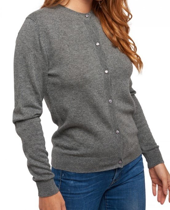 Balldiri 100% Kaschmir Damen Jacke 2 - fädig - Gelb - Balldiri