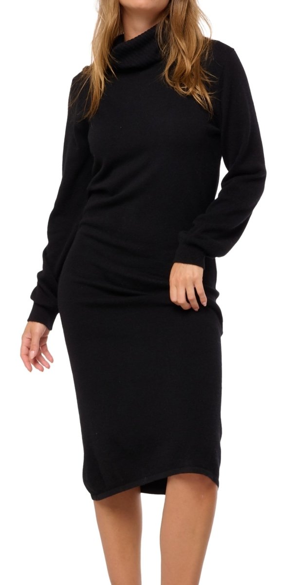 Balldiri 100% Kaschmir Damen Kleid Rollkragen 2 - fädig - XS - Balldiri