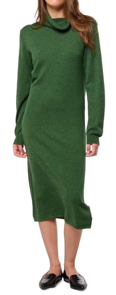 Balldiri 100% Kaschmir Damen Kleid Rollkragen 2 - fädig - S - Balldiri