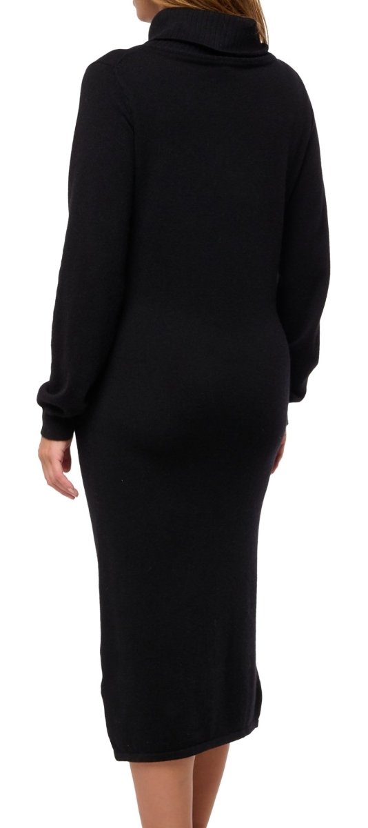 Balldiri 100% Kaschmir Damen Kleid Rollkragen 2 - fädig - XS - Balldiri