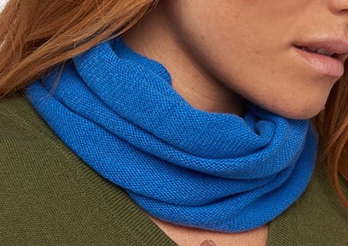 Balldiri 100% Kaschmir Damen Loop 2 - fädig - naturbraun - Balldiri