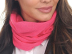 Balldiri 100% Kaschmir Damen Loop 2 - fädig - rosa - Balldiri
