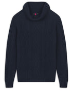 Balldiri 100% Kaschmir Damen Rollkragenpullover 10 - fädig – Luxuriöse Eleganz für jede Gelegenheit - nachtblau - Balldiri