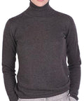 Balldiri 100% Kaschmir Damen Rollkragenpullover 2 - fädig - braun - Balldiri