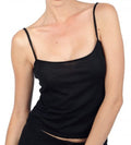 Balldiri 100% Kaschmir Damen T-Shirt Top 2 - fädig schwarz L - Balldiri