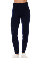 Balldiri 100% Kaschmir Damen Yogahose 2 - fädig - nachtblau - Balldiri