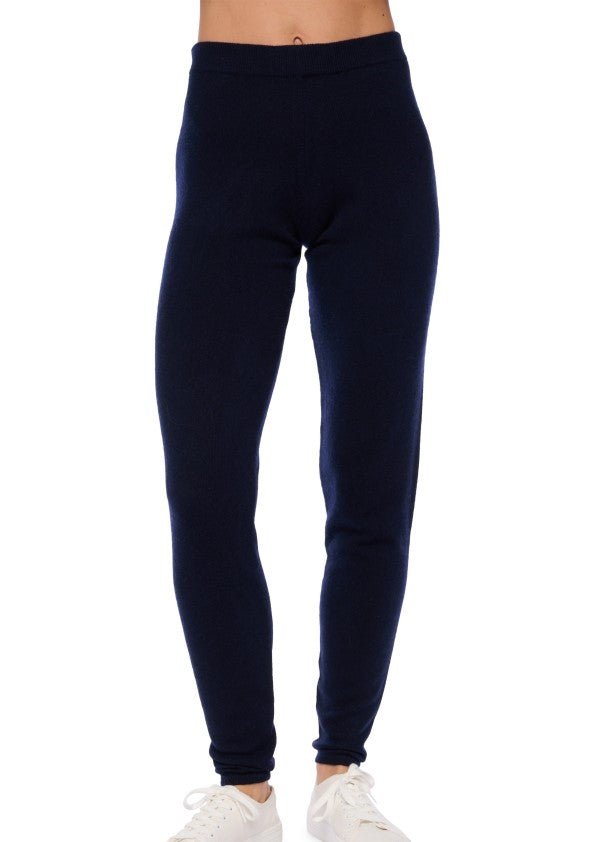 Balldiri 100% Kaschmir Damen Yogahose 2 - fädig - nachtblau - Balldiri