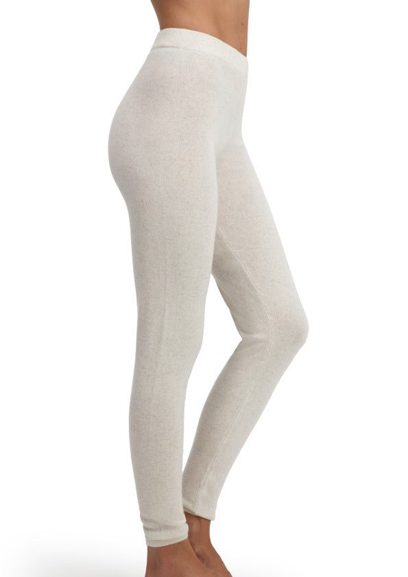 Balldiri 100% Kaschmir Damen Yogahose 2 - fädig - schwarz - Balldiri