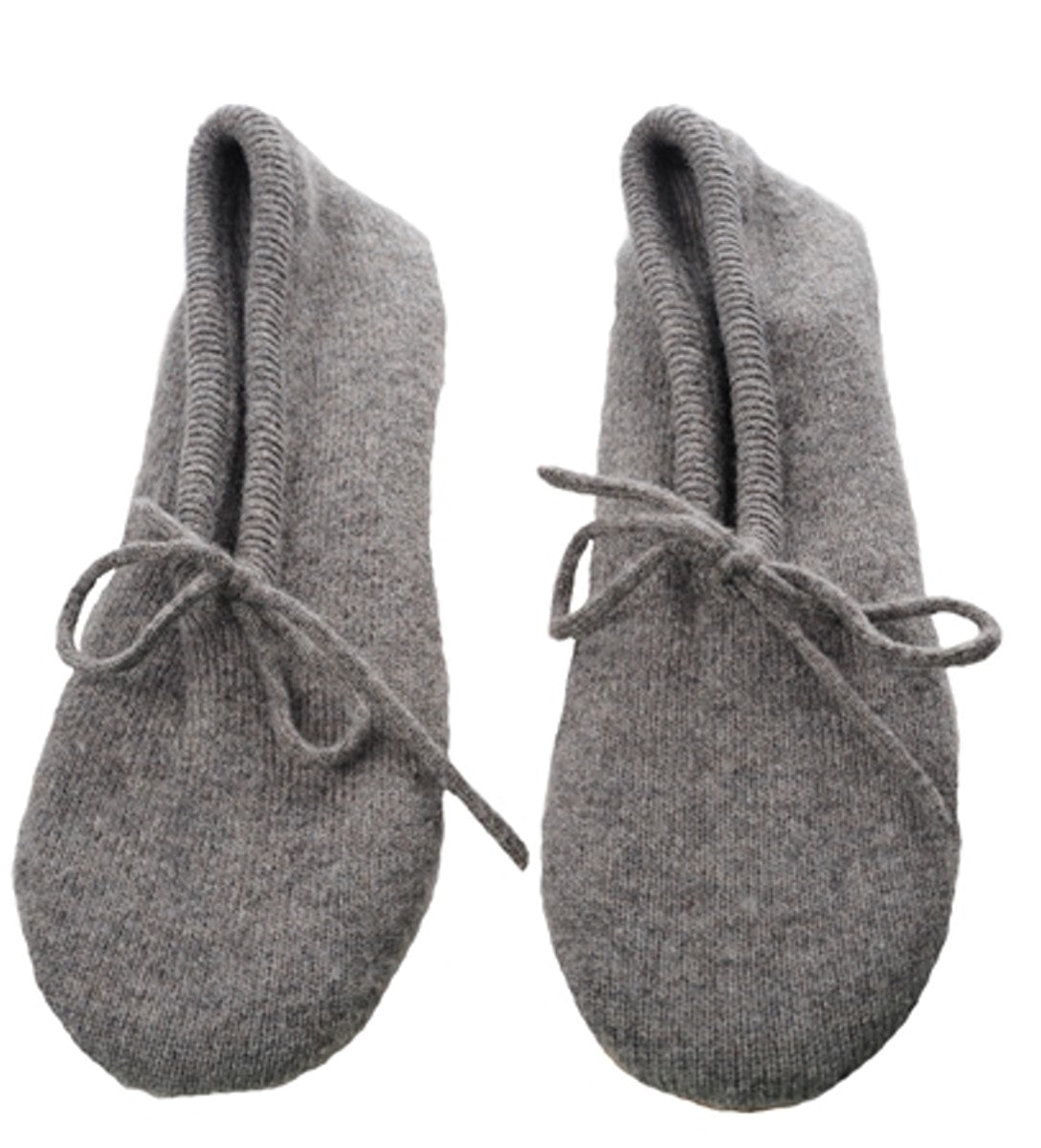 Balldiri 100% Kaschmir Hausschuhe Ballerinas graubraun Größe 35 - 38 - Balldiri