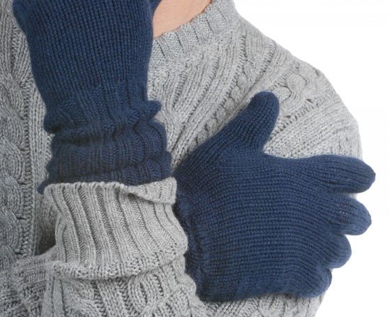 Kaschmir Herren Handschuhe 6-fädig