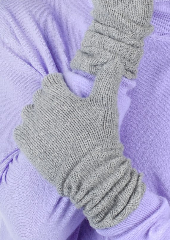 Balldiri 100% Kaschmir Herren Handschuhe 6 - fädig - nachtblau - Balldiri