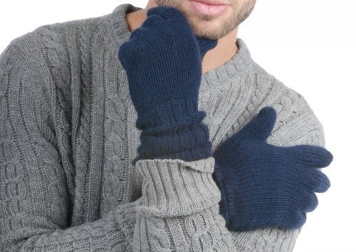 Kaschmir Herren Handschuhe 6-fädig