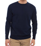 Balldiri 100% Kaschmir Herren Pullover Rundhals 2 - fädig - nachtblau - Balldiri