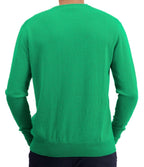 Balldiri 100% Kaschmir Herren Pullover Rundhals 2 - fädig - paprika - Balldiri