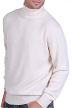 Balldiri 100% Kaschmir Herren Rollkragenpullover - 2 - fädig für höchsten Komfort - camel - Balldiri