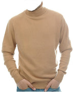 Balldiri 100% Kaschmir Herren Rollkragenpullover 4 - fädig für höchsten Komfort - camel - Balldiri