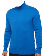 Balldiri 100% Kaschmir Herren Rollkragenpullover 4 - fädig für höchsten Komfort - tetbury blau - Balldiri