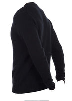 Balldiri 100% Kaschmir Herren Strickjacke V - 8 - fädig - naturbraun - Balldiri