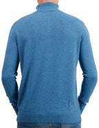 Balldiri 100% Kaschmir Herren Troyer 2 - fädig - manor blau - Balldiri