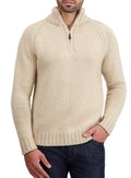 Balldiri 100% Kaschmir Herren Troyer 28 - fädig - natur beige - Balldiri