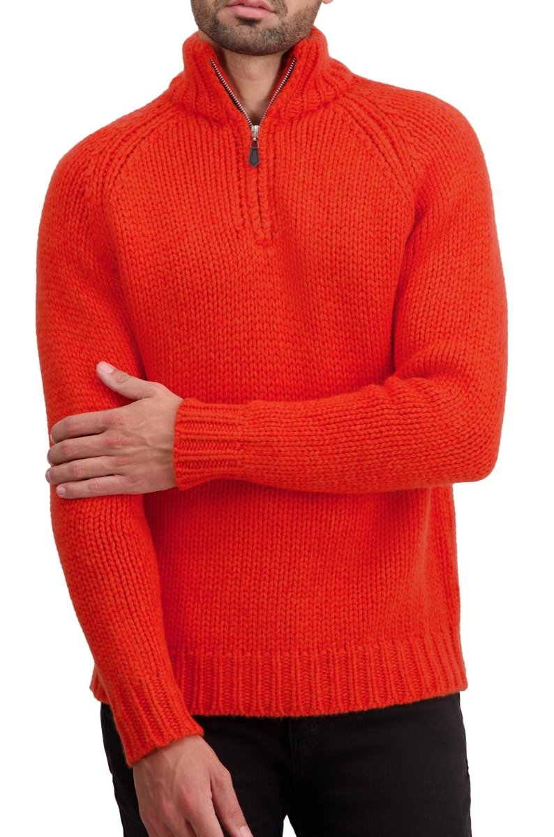 Balldiri 100% Kaschmir Herren Troyer 28 - fädig - rouge - Balldiri
