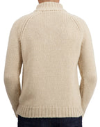 Balldiri 100% Kaschmir Herren Troyer 28 - fädig - natur beige - Balldiri