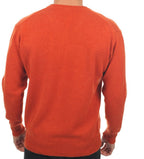 Balldiri 100% Kaschmir Herren V - Pullover 4 - fädig - manor blau - Balldiri