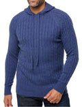 Balldiri 100% Kaschmir Hoodie Herren Kapuzenpullover 4 - fädig - indigo - Balldiri