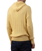 Balldiri 100% Kaschmir Hoodie Herren Kapuzenpullover 4 - fädig - pina colada - Balldiri