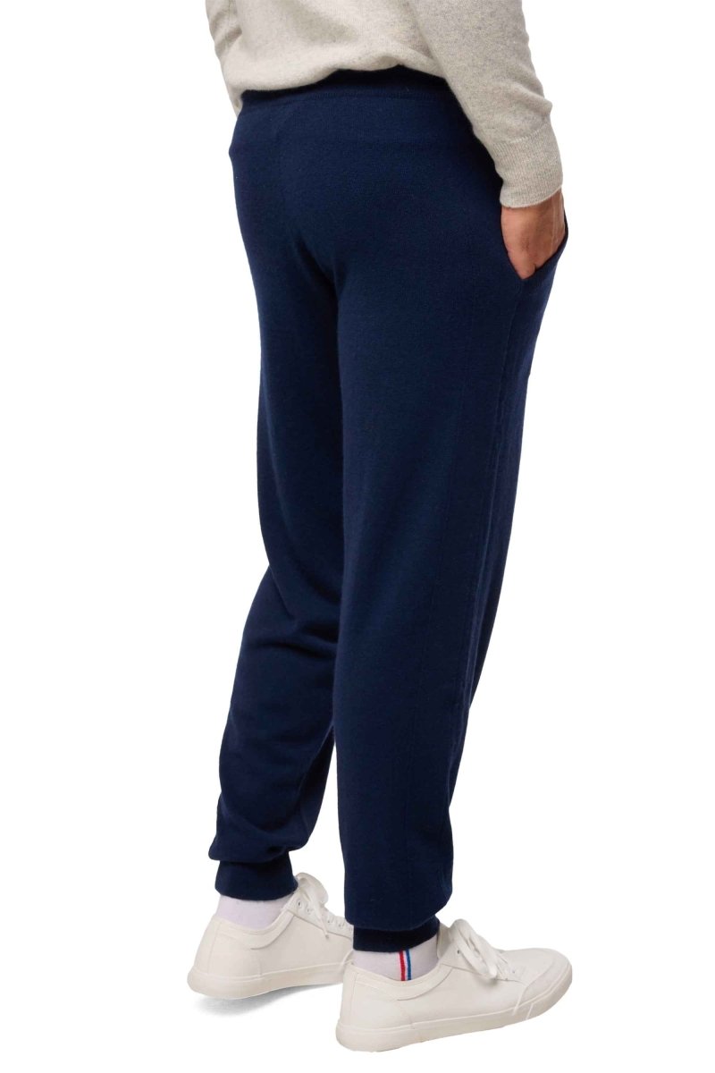Balldiri 100% Kaschmir Hose Yoga Freizeit Herren 2 - fädig - nachtblau - Balldiri