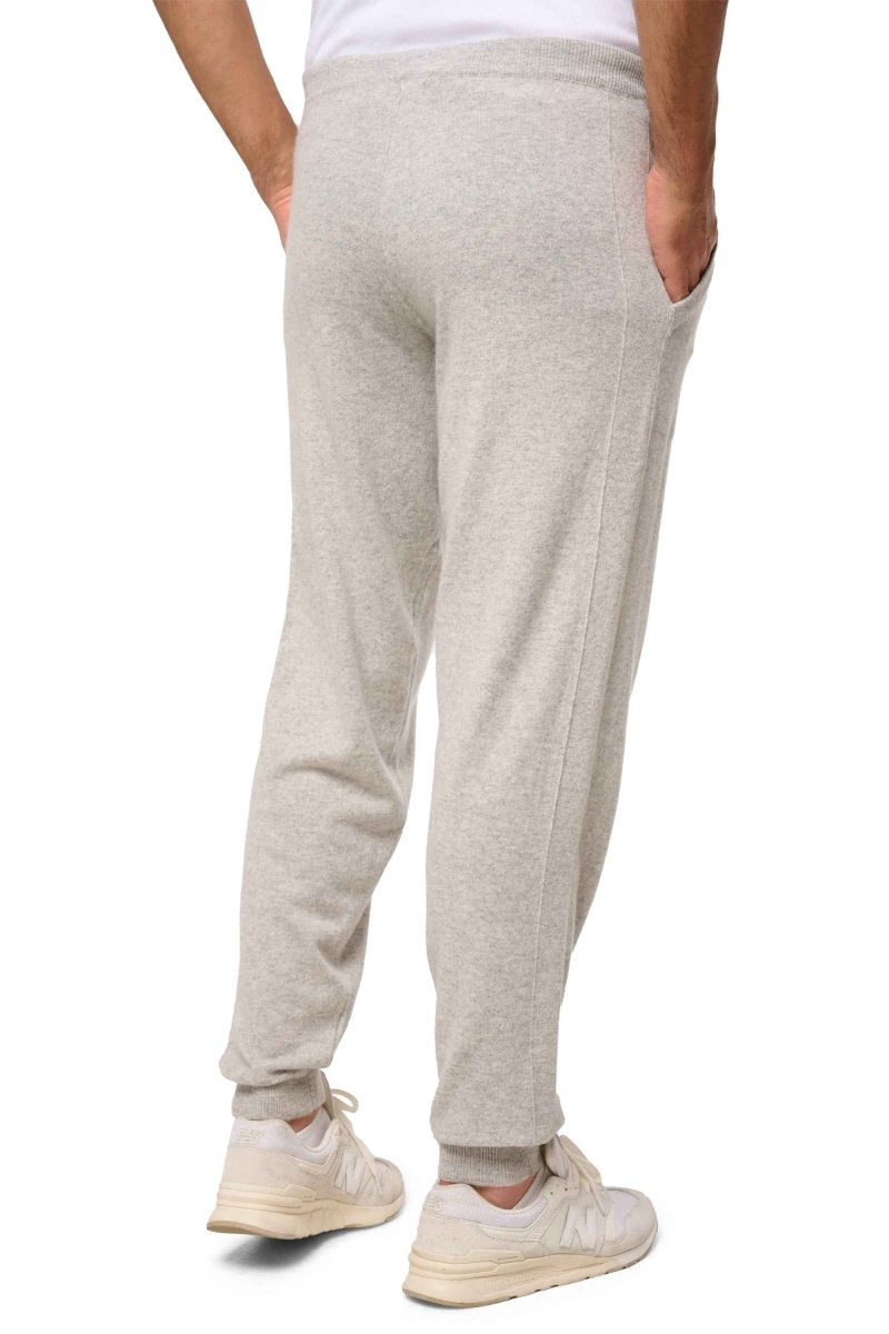 Balldiri 100% Kaschmir Hose Yoga Freizeit Herren 2 - fädig - flanellgrau - Balldiri