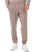 Balldiri 100% Kaschmir Hose Yoga Freizeit Herren 2 - fädig - natural braun - Balldiri