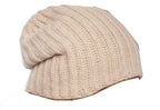 Balldiri 100% Kaschmir Kopfbekleidung mit Rippenmuster 12 - fädig - beige - Balldiri