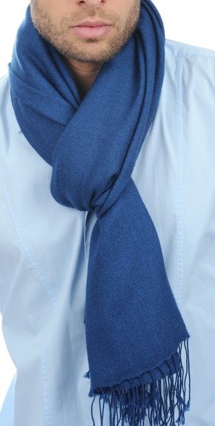 Balldiri 100% Kaschmir Pashmina Schal 201 x 71 cm 2 - fädig - pastelgelb - Balldiri