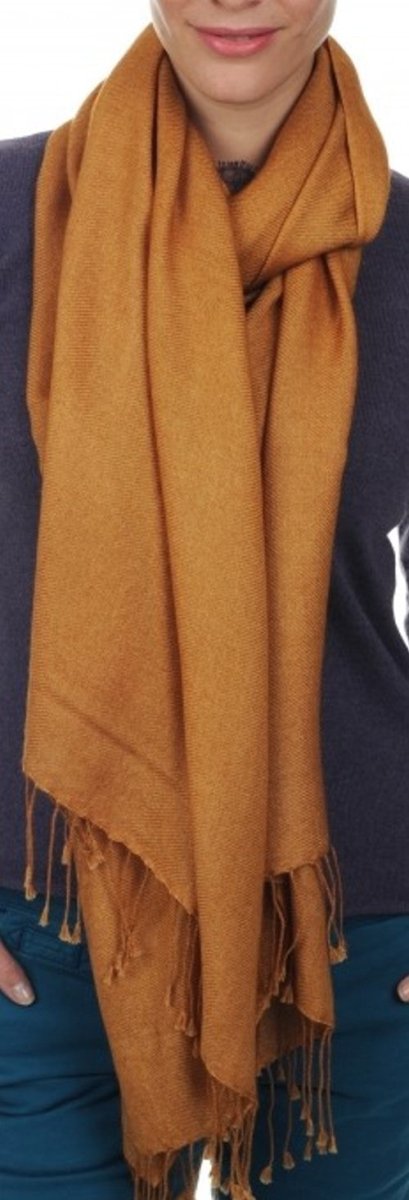 Balldiri 100% Kaschmir Pashmina Schal 201 x 71 cm 2 - fädig - dschungel - Balldiri