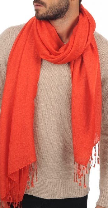 Balldiri 100% Kaschmir Pashmina Schal 201 x 71 cm 2 - fädig - sellerie - Balldiri