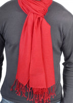 Balldiri 100% Kaschmir Pashmina Schal 201 x 71 cm 2 - fädig - pastelgelb - Balldiri