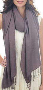 Balldiri 100% Kaschmir Pashmina Schal 201 x 71 cm 2 - fädig - sellerie - Balldiri