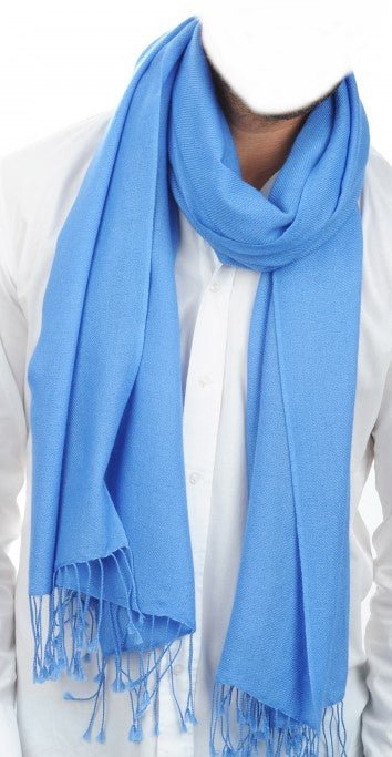 Balldiri 100% Kaschmir Pashmina Schal 201 x 71 cm 2 - fädig - limette - Balldiri