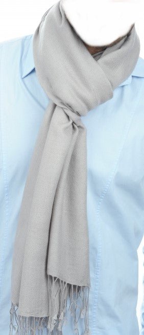 Balldiri 100% Kaschmir Pashmina Schal 201 x 71 cm 2 - fädig - leuchtendes rosa - Balldiri