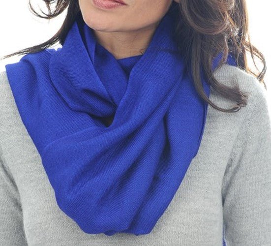 Balldiri 100% Kaschmir Pashmina Schal 201 x 71 cm 2 - fädig - weiß - Balldiri