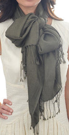 Balldiri 100% Kaschmir Pashmina Schal 201 x 71 cm 2 - fädig - himbeer - Balldiri