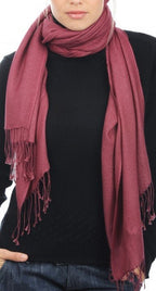 Balldiri 100% Kaschmir Pashmina Schal 201 x 71 cm 2 - fädig - pastelgelb - Balldiri